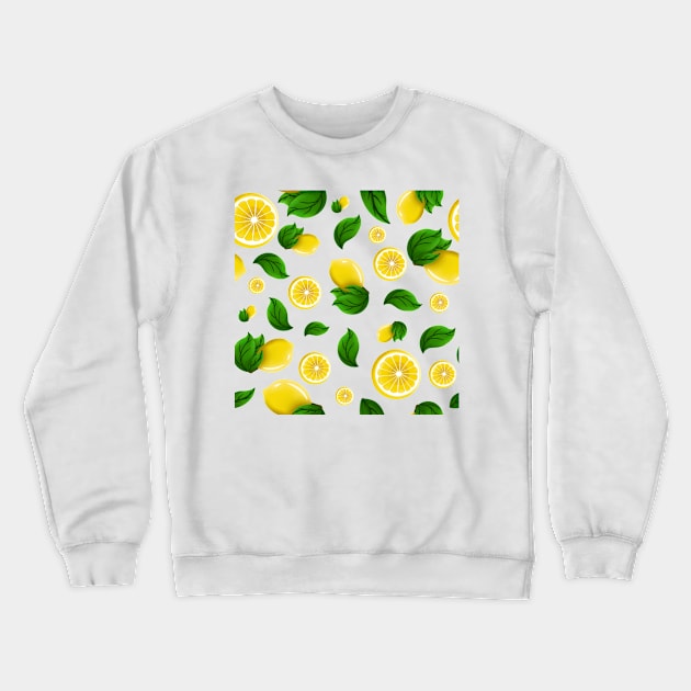 Lemon Crewneck Sweatshirt by MiniMao design